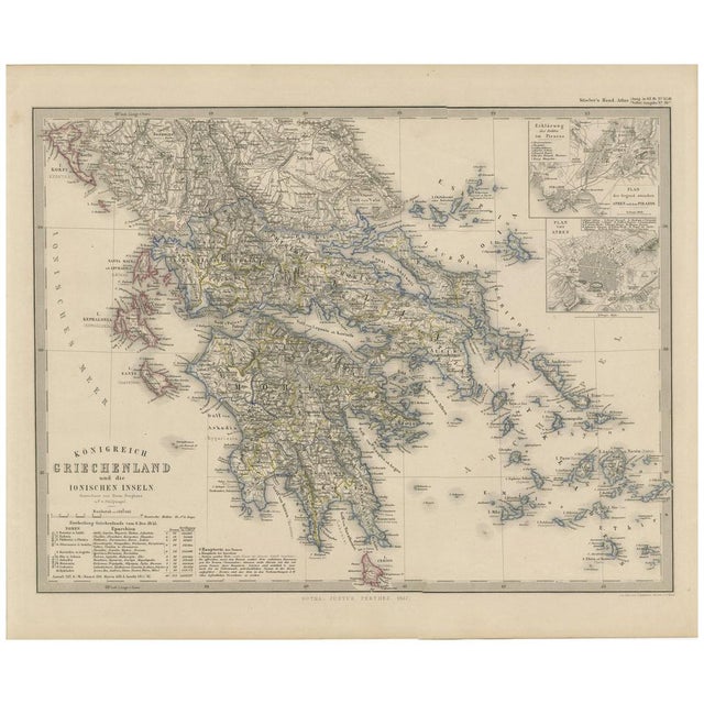 Map of Greece and the Ionian Islands, 1847 For Sale - Image 10 of 10