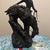 Vintage Ceramic Matte Black Cowboy Statue – Western Decor Figurine For Sale - Image 4 of 11