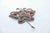 Vintage Handmade Butterfly-Shaped Brooch in Metal and Stone, Italy, 1930s For Sale - Image 4 of 5