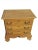 Kincaid Chippendale Oak Bedside Chest or Nightstand. Measures 24" in width, 16" in depth and stands 23" tall.