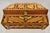 Vintage Arts & Crafts Tramp Art Folk Art Wood Inlay Jewelry Trinket Desk Box For Sale - Image 4 of 9