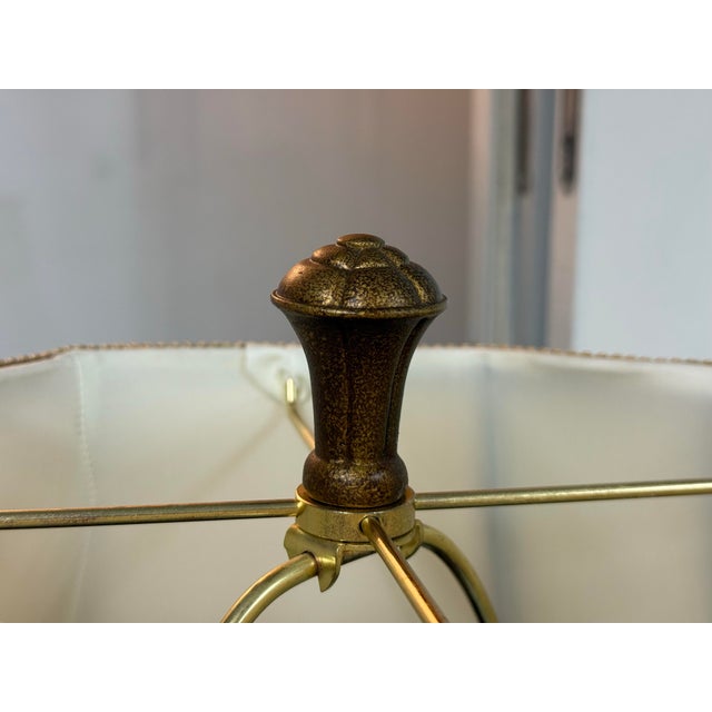 2010s Hand Painted Table Lamp, Vintage For Sale - Image 5 of 12