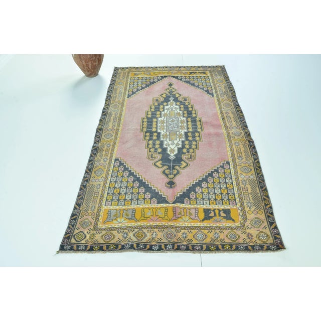 1960s Vintage Turkish Area Rug For Sale - Image 11 of 11