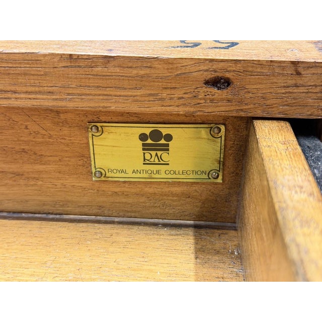 English Desk Set with Conference Table, Set of 4 For Sale - Image 15 of 18