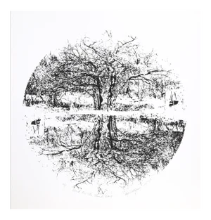 "And on the Third Day" Op Art Serigraph by Roy Ahlgren