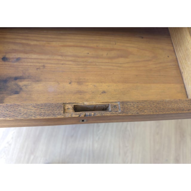 Oak Side Table, 1950s For Sale - Image 4 of 15