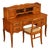 Davis Cabinet Company French Provincial Style Desk With Hutch And Chair For Sale