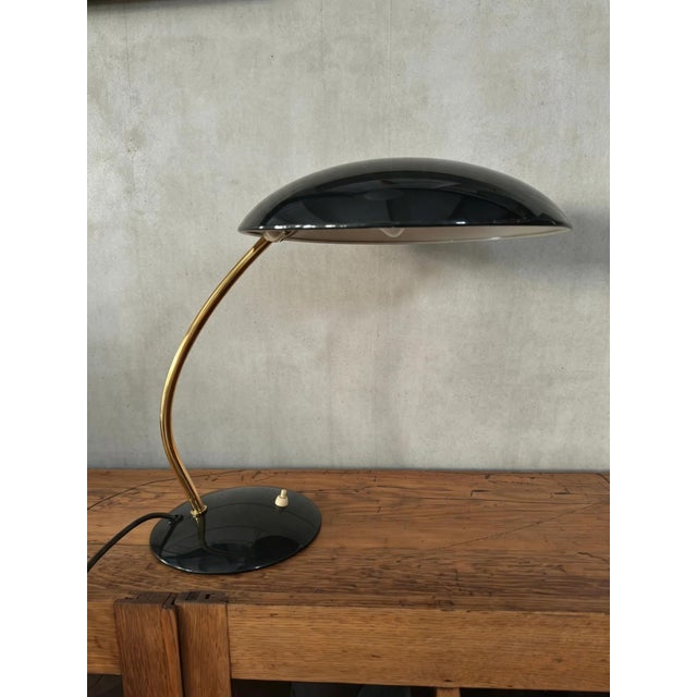 Metal Large Model 6781 Table Lamp by Christian Dell for Kaiser Idell, 1950s For Sale - Image 7 of 11