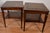 1930s Regency Style Mahogany & Leather Top Pair of Side Tables / End Tables For Sale - Image 13 of 16