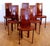 Lara Dining Chairs in Bordeaux Leather by Giorgio Cattelan for Cattelan Italia, 1984, Set of 6 For Sale - Image 3 of 16