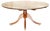 Handmade Tilt Top Dining Table in Wood & Brass, England For Sale