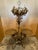 1960s Italian Decorative Floral Floor Lamp With Side Tables For Sale - Image 13 of 13