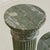 19th Century Antique Italian Neoclassical Green Marble Fluted Pedestal For Sale - Image 5 of 18