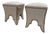 Transitional Stools Nailheads Details and Storage, Pair Of For Sale