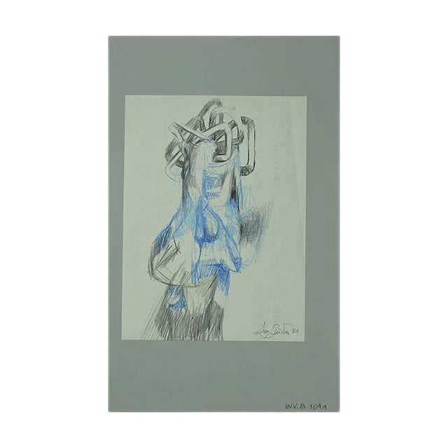 Leo Guida, Sketch, Original Drawing, 1984 For Sale