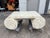 Maitland - Smith 1980s Maitland-Smith Tessellated Travertine Scroll Cocktail Table For Sale - Image 4 of 13