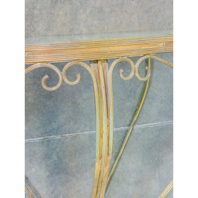 Console Table with Mirror from Cristal Art, 1950s, Set of 2 For Sale - Image 9 of 18