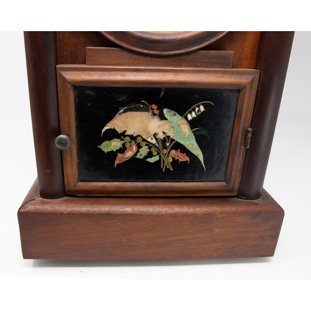 Wood New Haven Clock Co. Mantle Clock For Sale - Image 7 of 12