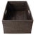 Artifacts Rattan Rectangular Shelf Basket with Side Handles in Tudor Black - 16" For Sale - Image 9 of 11