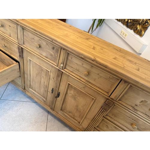 Apothecary Credenza in Reclaimed Wood For Sale - Image 5 of 15