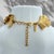Oscar De La Renta 22k Gold-Plated Pewter & Brass Ginkgo Leaf Statement Necklace For Sale - Image 12 of 13