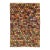 6x8 Hand-Knotted Baluch Style Wool Rug Vibrant Colorful Star Pattern For Sale