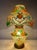 Antique Hand-Painted Vellum Bedroom Table Lamp, South Asia, 1930 For Sale - Image 4 of 17