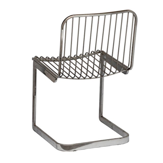 Set of 3, MCM Chrome Chairs For Sale - Image 4 of 15