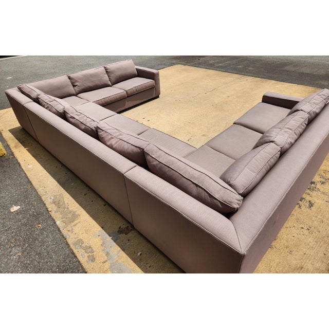 Textile Very Large Mitchell Gold Bob Williams Sectional Sofa For Sale - Image 7 of 13