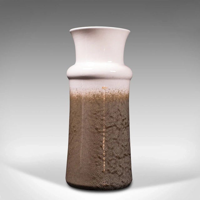 1960 Vintage Ceramic German Decorative Lava Vase For Sale - Image 4 of 13