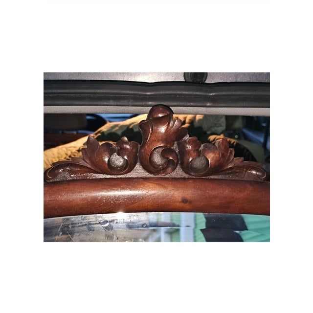 Early 20th Century Widdicomd Mahogany Serpentine Chest With Mirror on ...