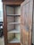 Piedmontese Corner Cabinet in Wood and Lined with Florentine Lily Paper, 1750 For Sale - Image 11 of 13