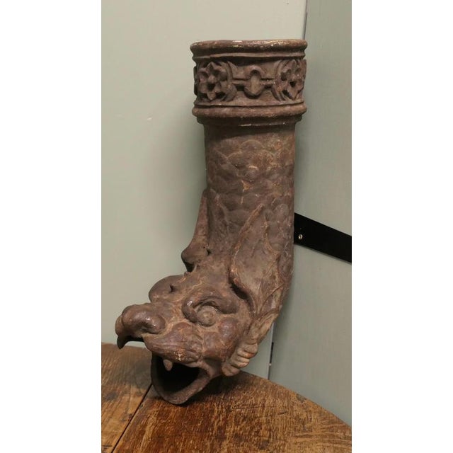Cast Iron Dragon Drainpipe Spouts, Set of 2 For Sale - Image 6 of 8