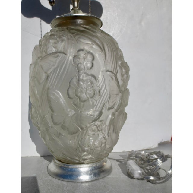 1930s Art Deco Satin Glass Vase For Sale - Image 9 of 11