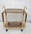 Mid-Century Modern Vintage Gilded Aluminium Kaymet Bar Cart Trolley, 1970s For Sale - Image 3 of 13