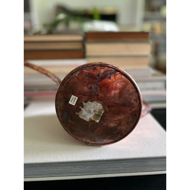 Vintage Copper Watering Can With Long Spout and Aged Patina For Sale - Image 10 of 12