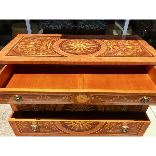 1950s Classical Italian Inlaid Commode | Chairish