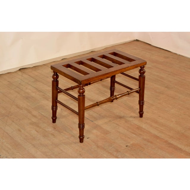 Victorian 19th Century English Luggage Stand For Sale - Image 3 of 8