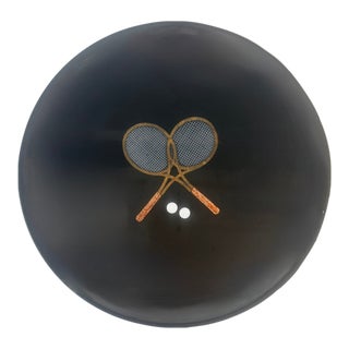 1960"s Couroc of Monterey Tennis Round Serving Tray For Sale