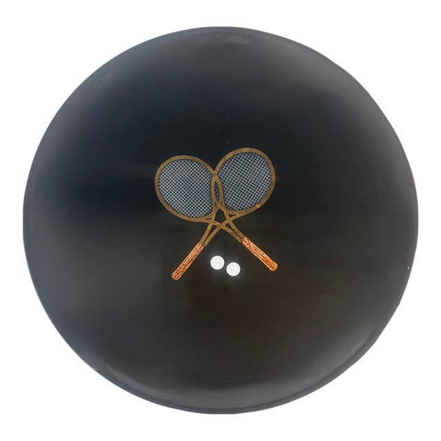 1960"s Couroc of Monterey Tennis Round Serving Tray For Sale