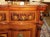 Late 20th Century Vintage Italian Mixed Wood Inlay Serpentine Commode Chest For Sale - Image 10 of 12