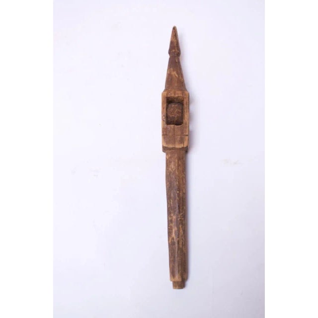 Folk Art Nautical Folk Art Hand Carved Wooden Whimsy For Sale - Image 3 of 11