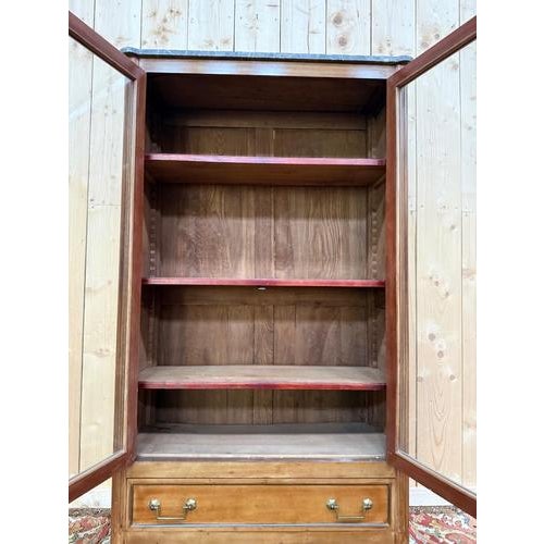 Louis XVI Style Mahogany Display Bookcase For Sale - Image 6 of 8