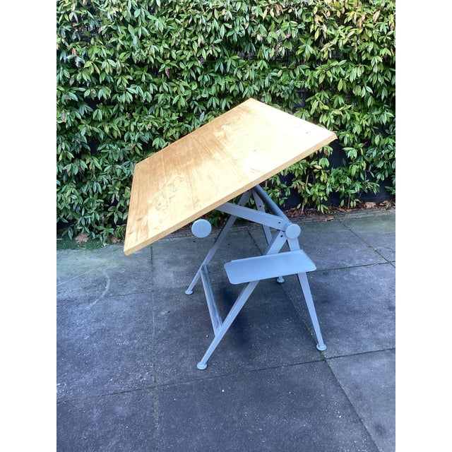 Reply Drafting Desk from Wim Rietveld & Friso Kramer, 1970s For Sale - Image 4 of 12