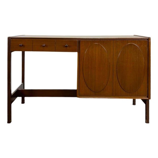 Mahogany Desk by Jacques Auville For Sale