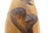 Wood Antique Double Heart Carved Wood Maple Sugar Mold For Sale - Image 7 of 11