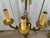 Metal Mid 20th Century Louis XIV Solid Brass 3-Arm Wall Sconces W/Ribbons For Sale - Image 7 of 17