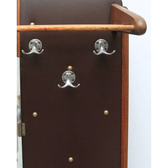 Brown Mid-Century Freestanding Rack, 1950s For Sale - Image 8 of 13