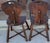 Arts & Crafts Early 19th Century Brutalist Antique Arts and Craft Style Oak Dining Chairs - Set of 2 For Sale - Image 3 of 5