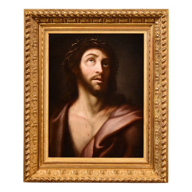 Lombard Artist, Ecce Homo, 1650, Oil on Canvas, Framed For Sale